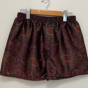 Vintage Satin Patterned Boxer Shorts